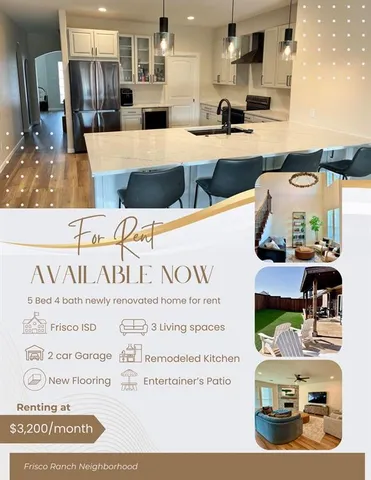 $3,200 | 14917 Spruce Street, Little Elm, TX 75068