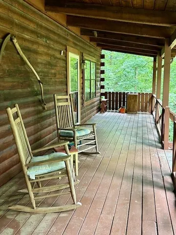 a view of outdoor space with seating