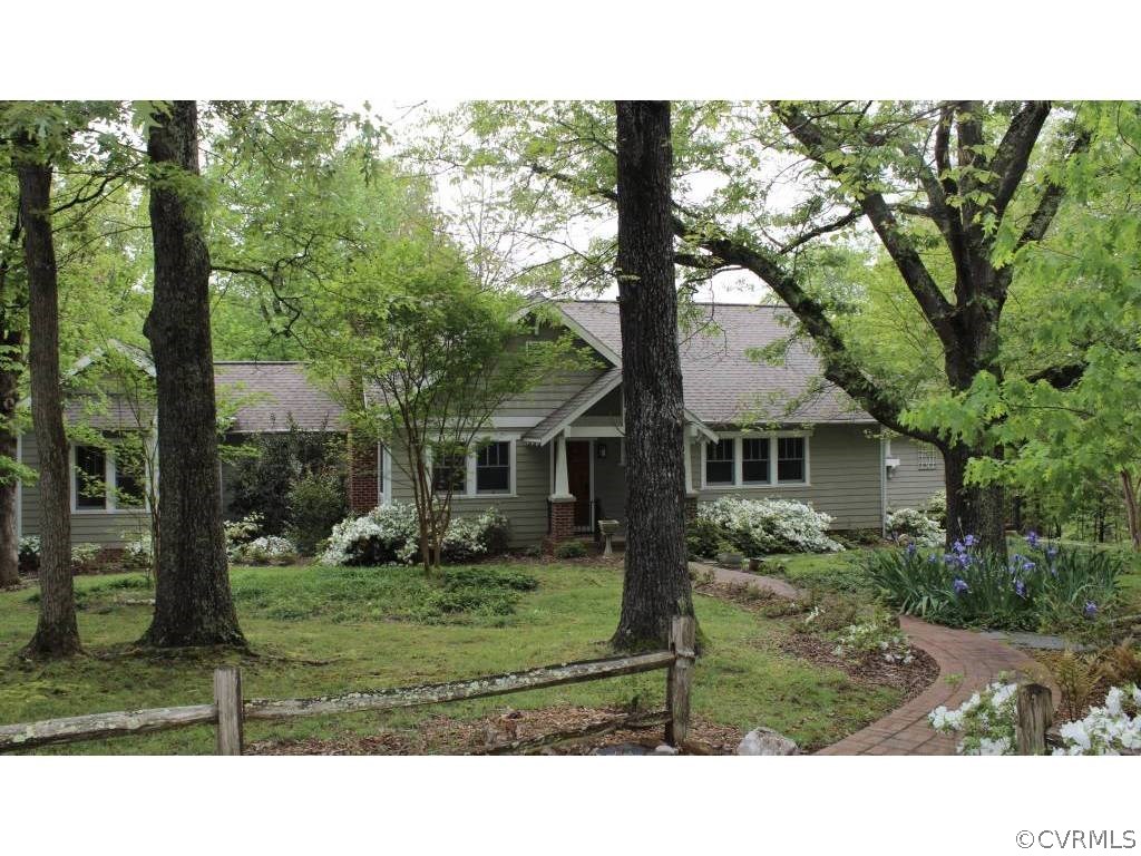 547 Monroe Church Road Rice, VA 23966 - Photo 2 of 6 a house view with a backyard space