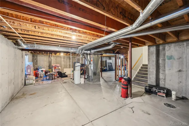 a view of storage and utility room