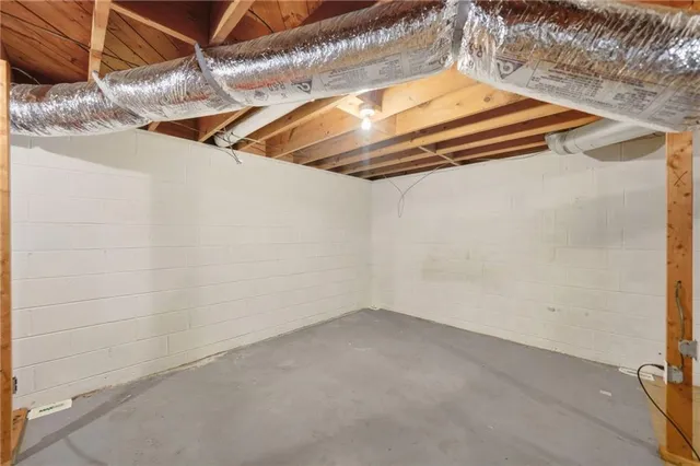 a view of storage and utility room