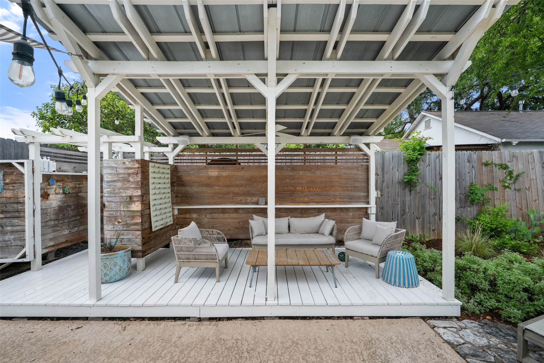 815 Stark Street Austin, TX 78756 - Photo 3 of 38 Covered back deck right off of the pool!