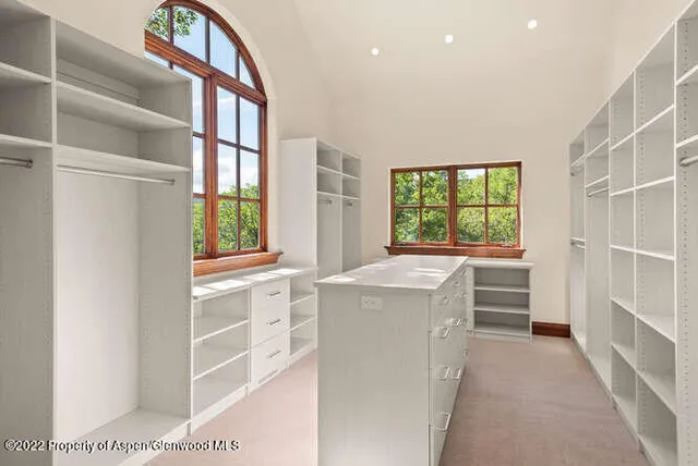 a storage & utility room with washer and dryer