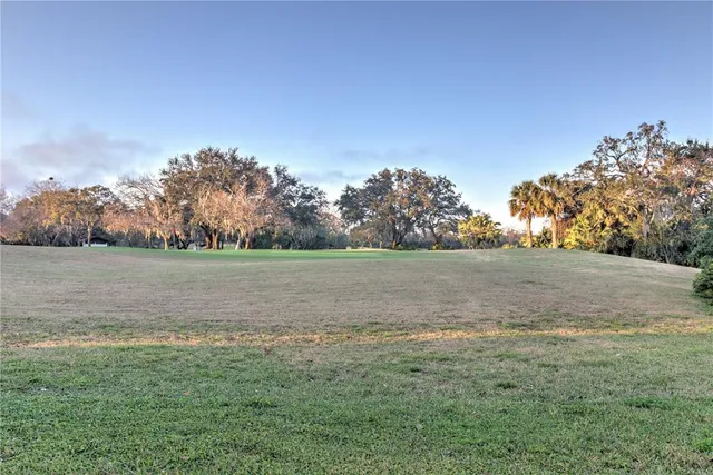 a view of an ocean beach and a yard