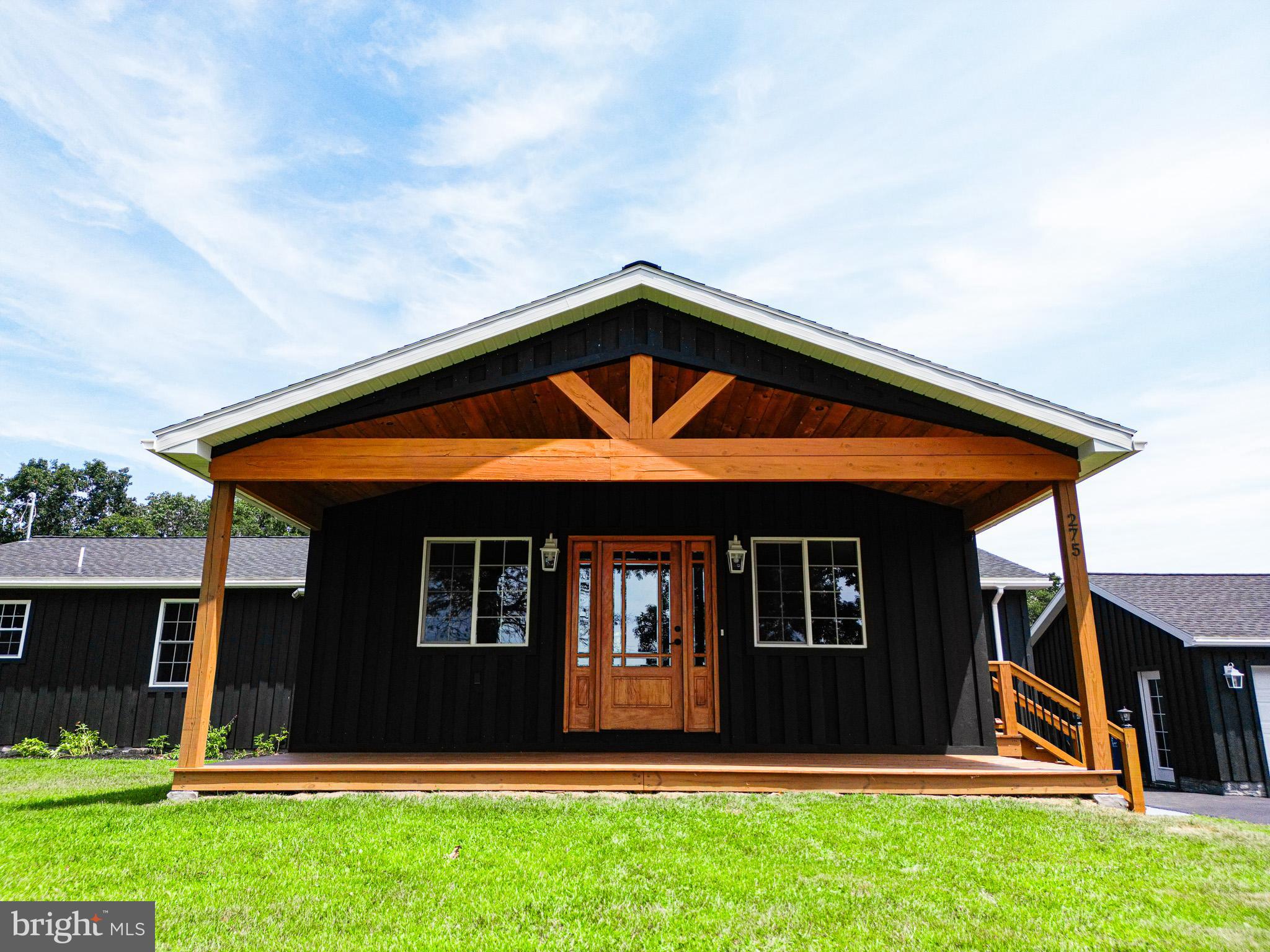 Gorgeous 8X24 Covered Front Porch With Views