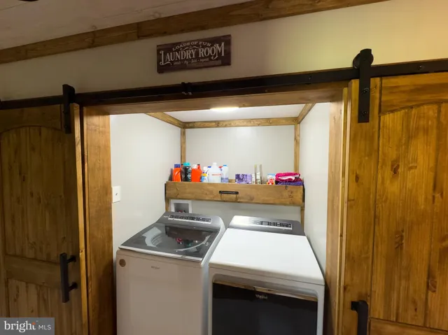 a view of wooden floor in a house
