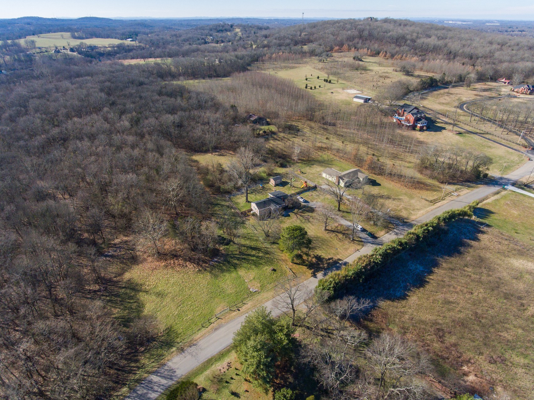 2 Bethlehem Road Lebanon, TN 37087 - Photo 1 of 4 an aerial view of house with yard and mountain view