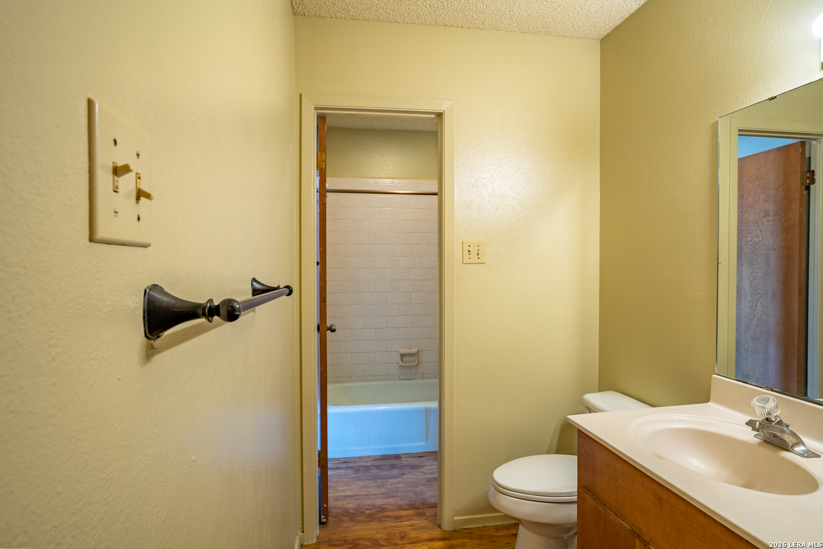112 Blue Ridge Comfort, TX 78013 - Photo 8 of 11 a bathroom with a sink toilet and shower