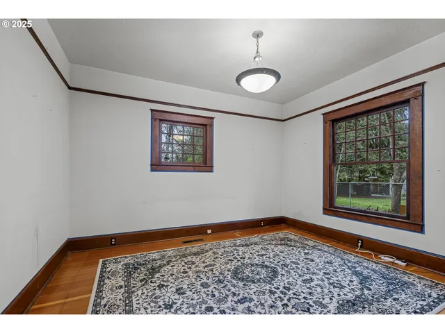 a view of an empty room