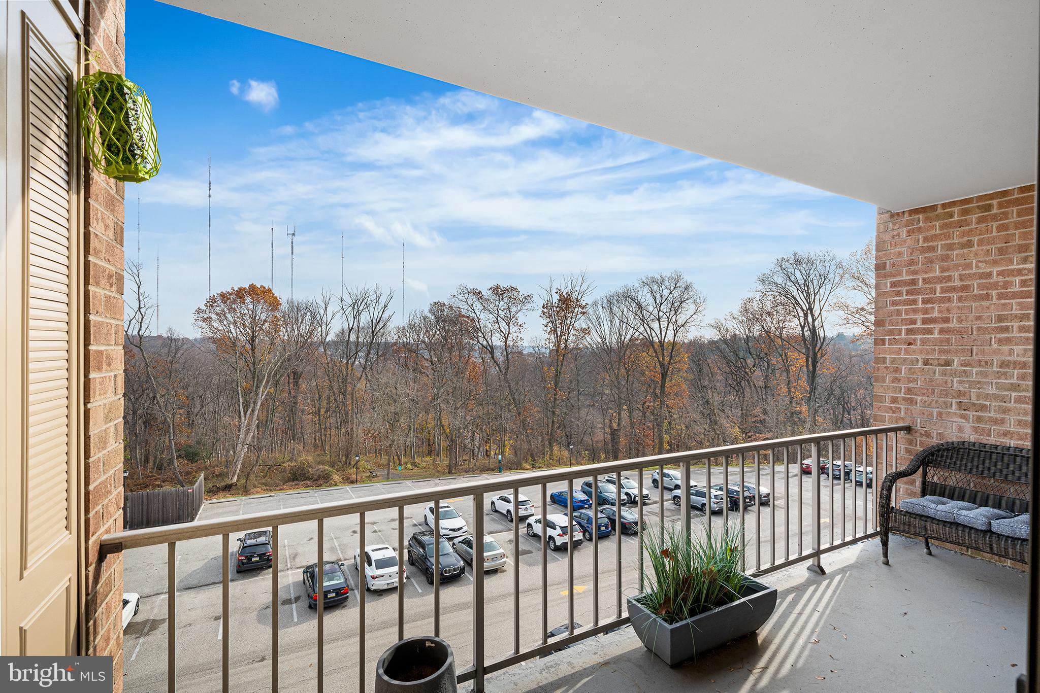 1655 Oakwood Drive, Unit N420 Narberth, PA 19072 - Photo 18 of 36 a view of a balcony with furniture
