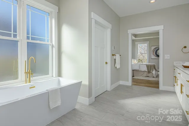 walk in closet with window