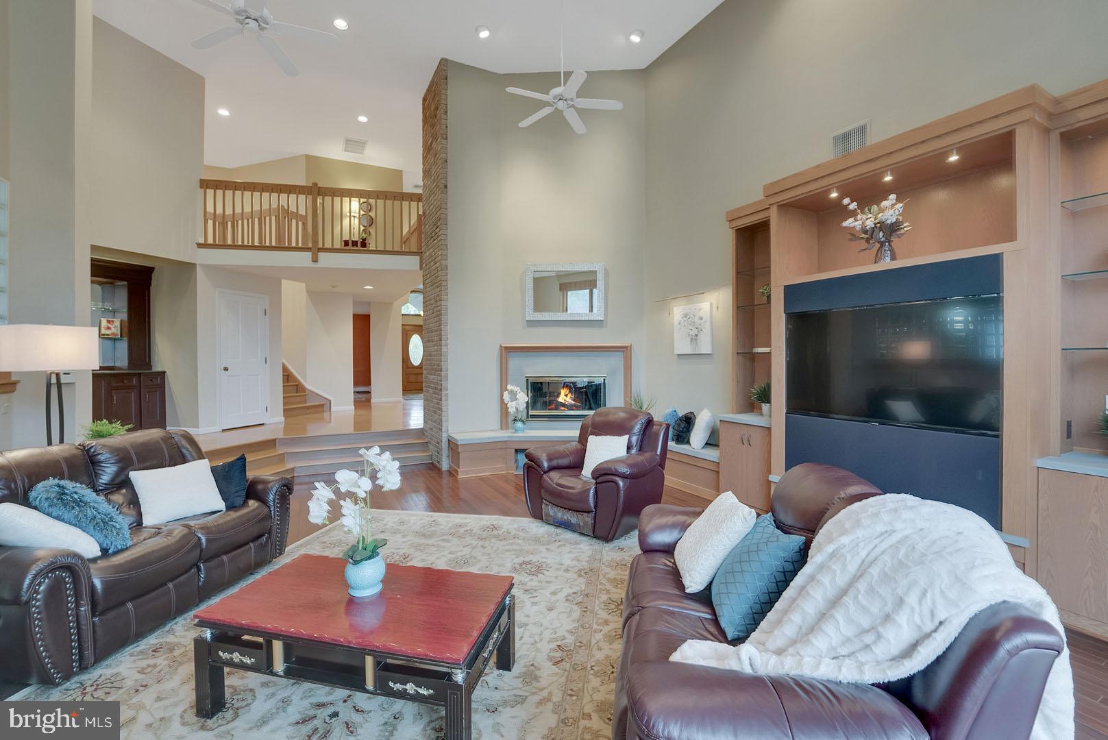 3 Dey Farm Road Princeton Junction, NJ 08550 - Photo 14 of 72 Family room with fireplace