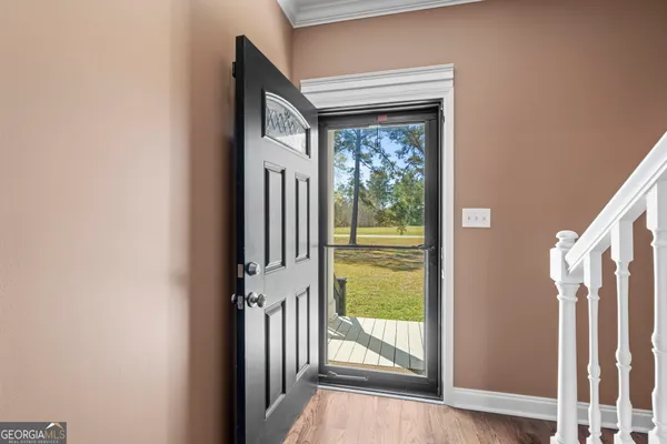 a view of front door