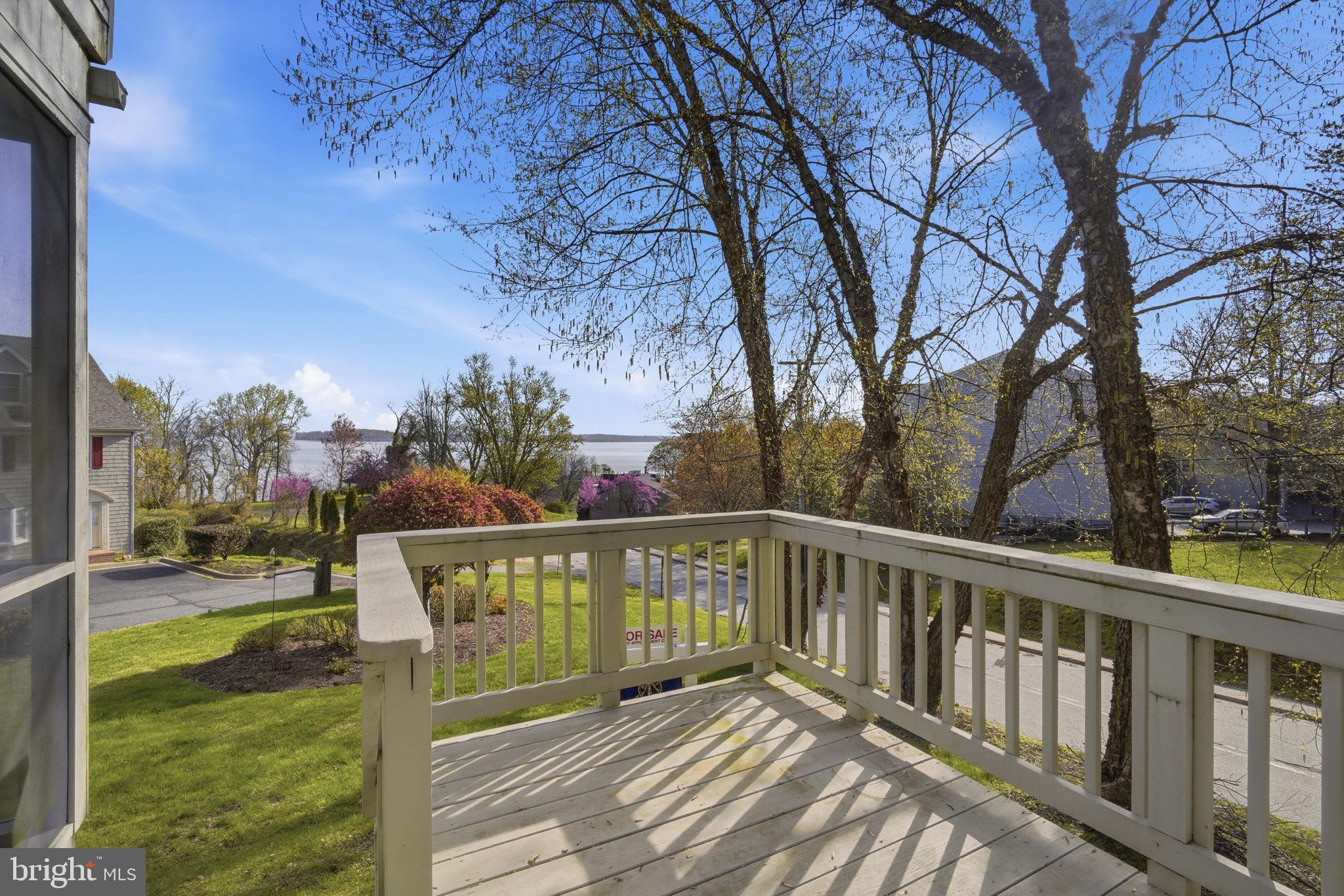 1 Idlewhile Avenue, Unit 4 Betterton, MD 21610 - Photo 27 of 43 Deck with access from living room & screened porch
