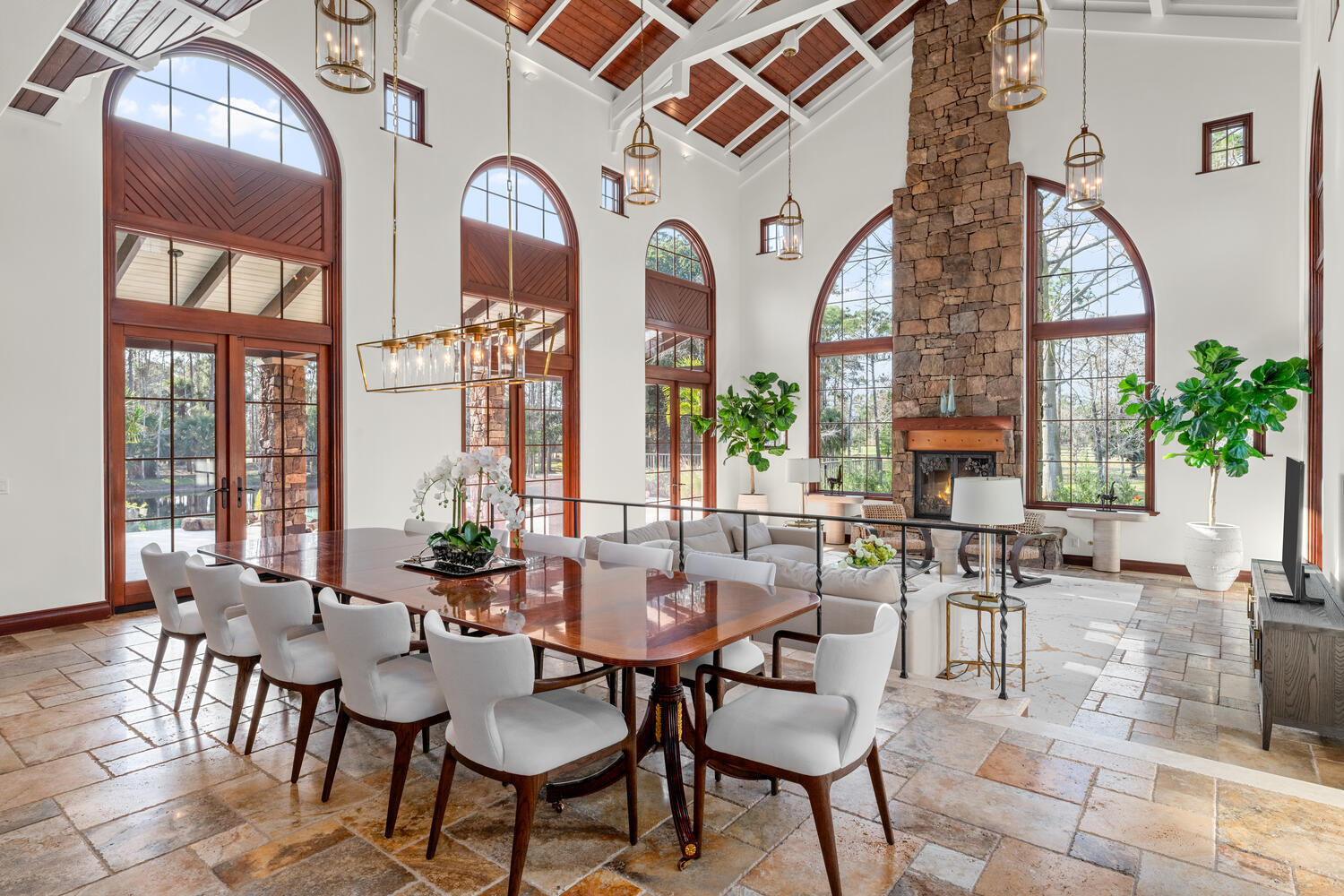 6259 Homeland Road Lake Worth, FL 33449 - Photo 34 of 62 a view of a dining room with furniture window and wooden floor
