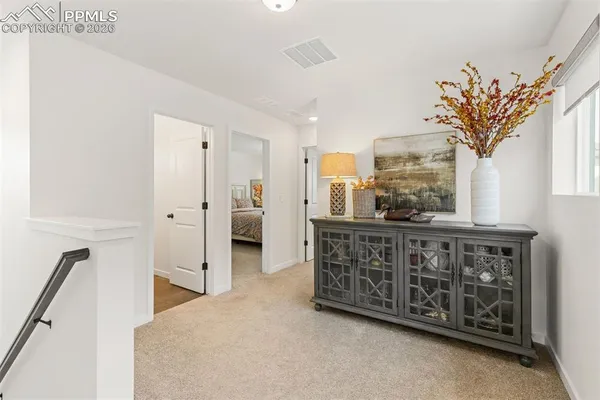 a very nice looking room with a large window