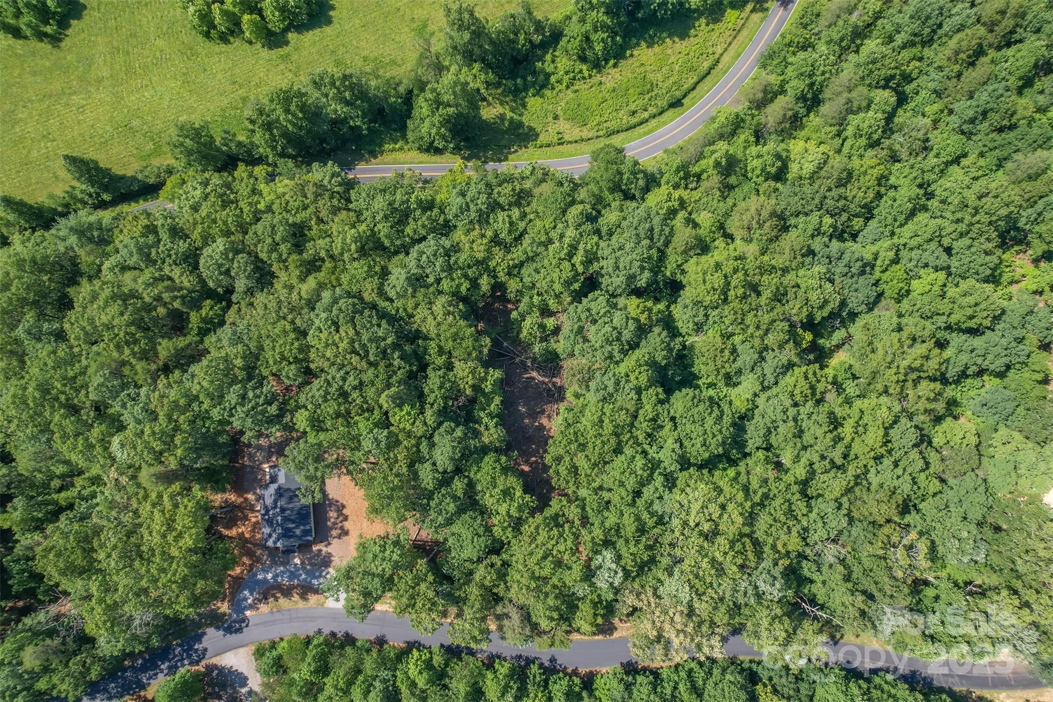 Lot 6 South Cross Creek Trail Mill Spring Mill Spring, NC 28756 - Photo 10 of 10 an aerial view of residential house with outdoor space and trees all around