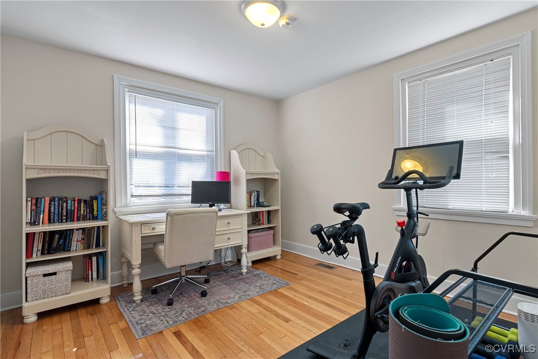 1918 Seddon Road Richmond, VA 23227 - Photo 20 of 33 Bedroom 2 or office or exercise room with hardwood
