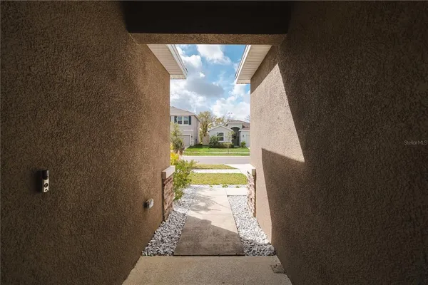 a view of an entryway