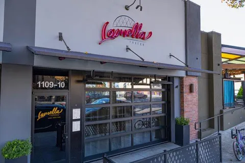 a front view of a building with entryway