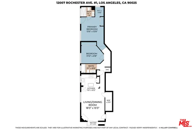 $799,000 | 12007 Rochester Avenue, Unit 1, Los Angeles, CA 90025