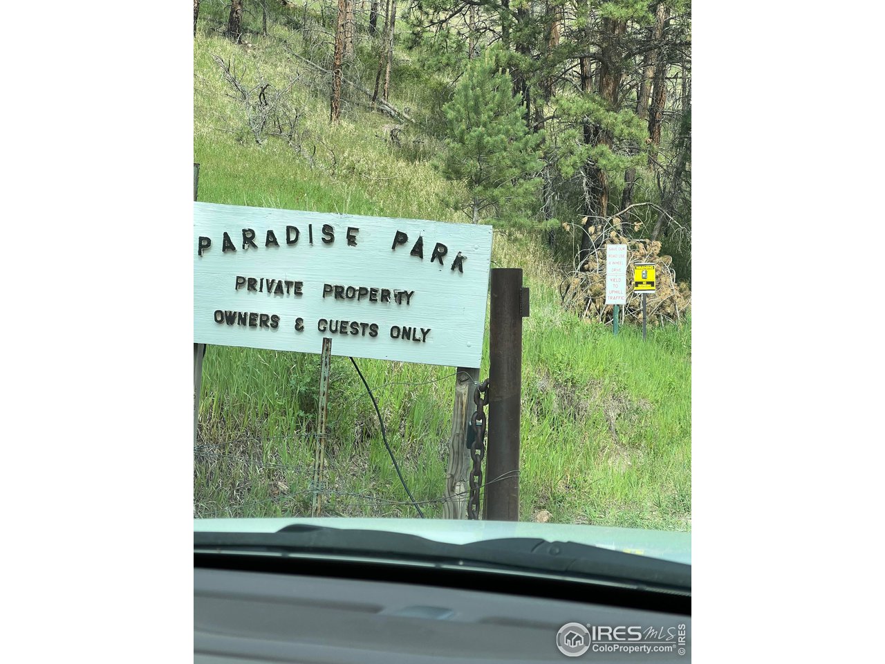 2880 Fire Rte 15 Bellvue, CO 80512 - Photo 7 of 40 Paradise Park Road Entrance