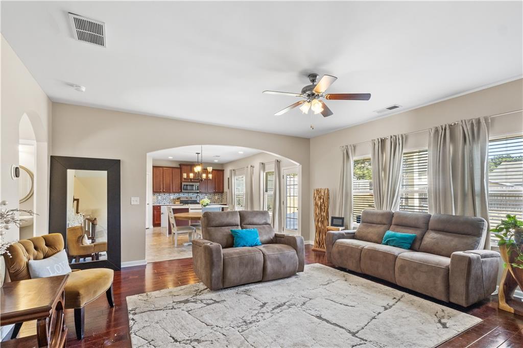 9116 Alden Drive Locust Grove, GA 30248 - Photo 15 of 27 a living room with furniture and a large window