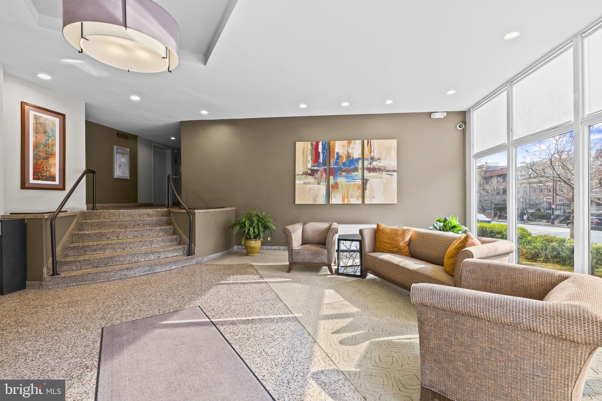 2829 Connecticut Avenue Northwest, Unit 503 Washington, DC 20008 - Photo 2 of 28 The lobby