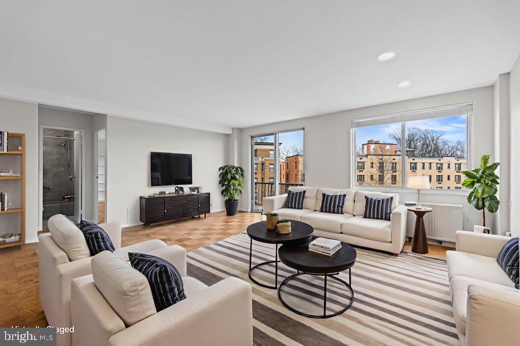 2829 Connecticut Avenue Northwest, Unit 503 Washington, DC 20008 - Photo 4 of 28 Virtual Staged Living Room