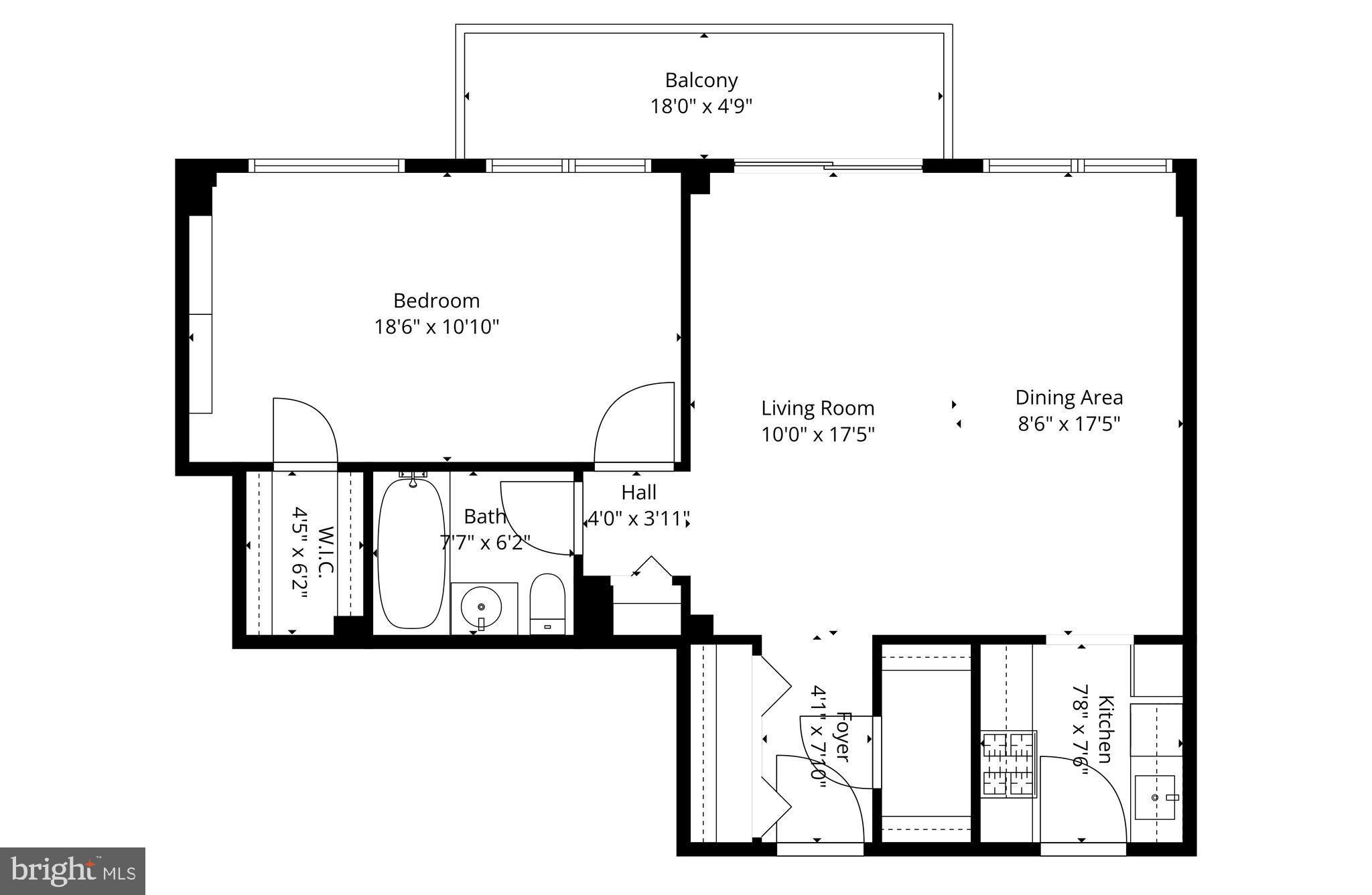 2829 Connecticut Avenue Northwest, Unit 503 Washington, DC 20008 - Photo 28 of 28 Floor plan