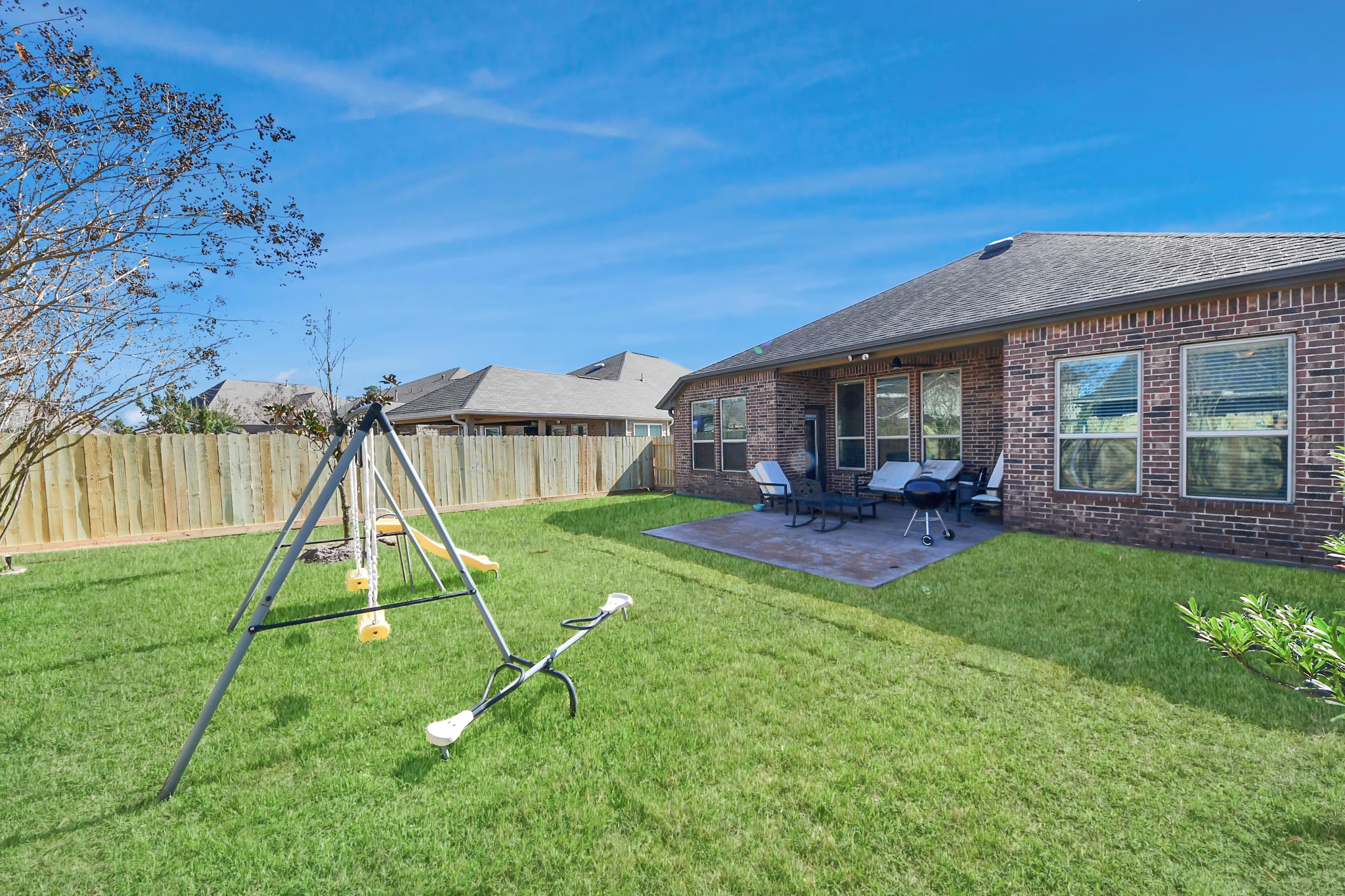 7502 Simpson Springs Lane Spring, TX 77389 - Photo 36 of 38 a view of a house with a backyard