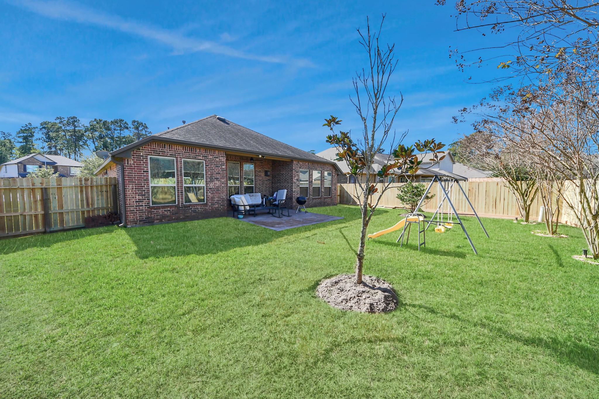 7502 Simpson Springs Lane Spring, TX 77389 - Photo 37 of 38 a house view with a garden space
