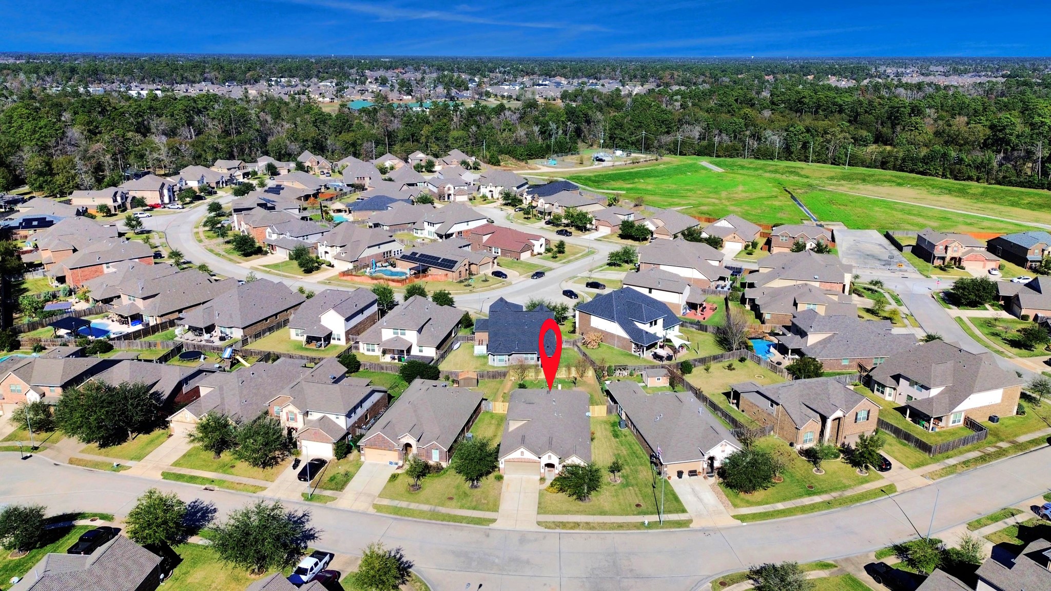 7502 Simpson Springs Lane Spring, TX 77389 - Photo 8 of 38 an aerial view of a city