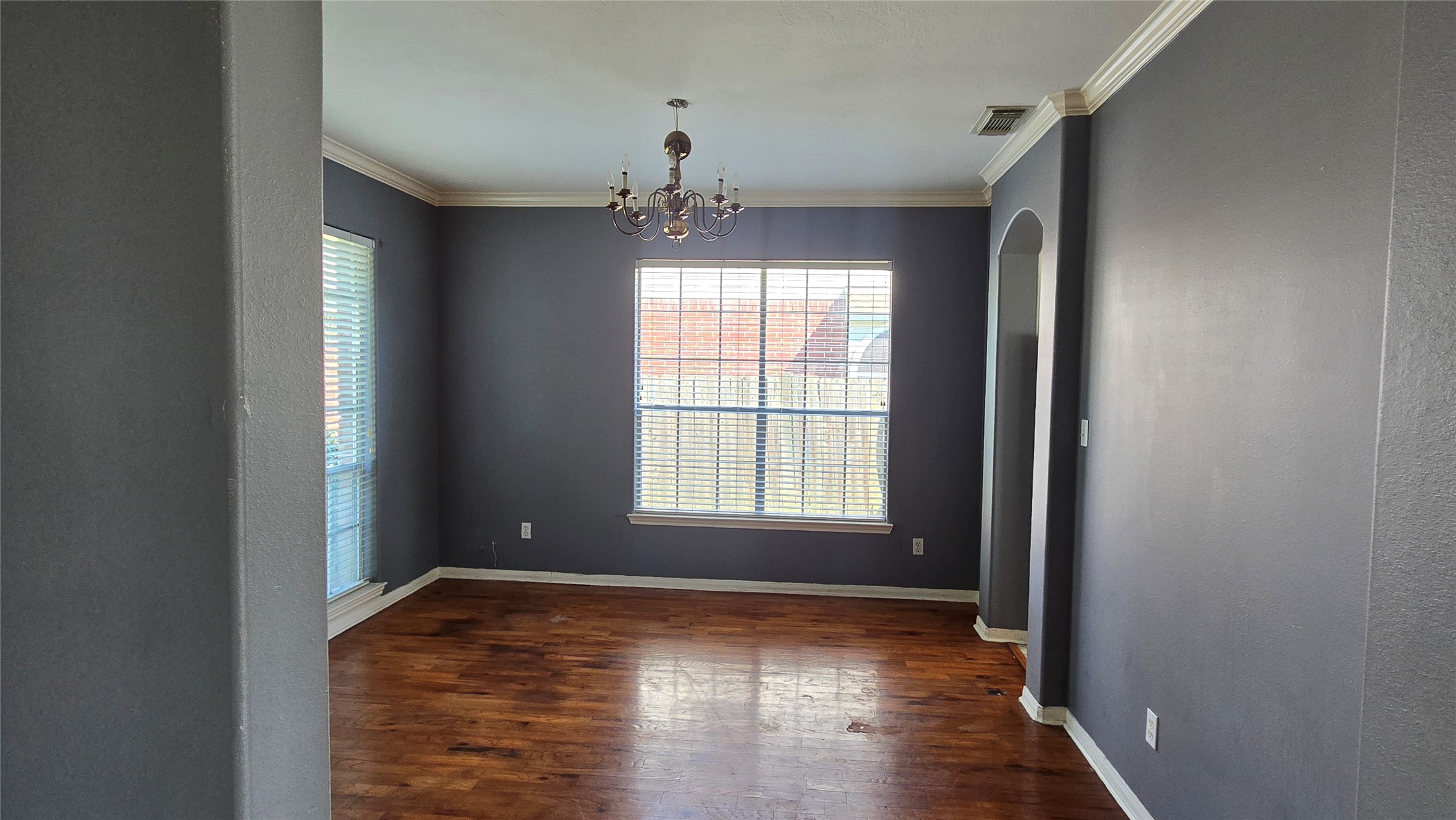 131 Annes Way Stafford, TX 77477 - Photo 4 of 25 a view of empty room with wooden floor and fan