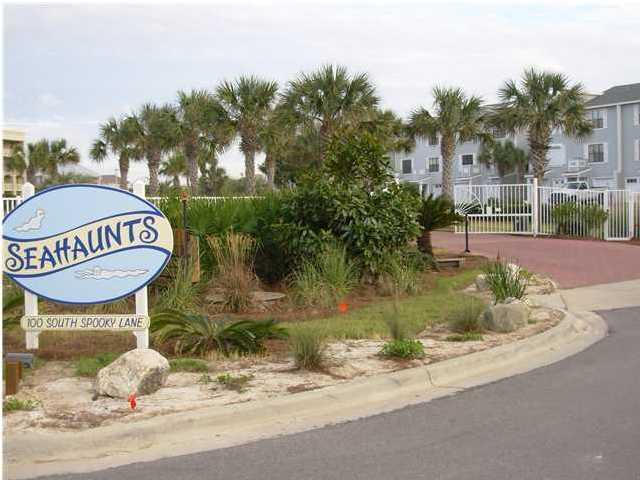 100 South Spooky Lane, Unit 1B Santa Rosa Beach, FL 32459 - Photo 1 of 15 SeaHaunts Gated Entrance