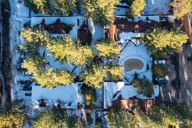 a view of an ocean and beach