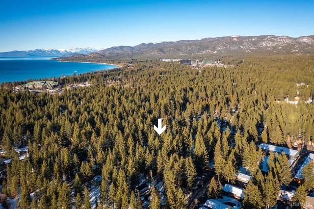 a view of lake and mountain