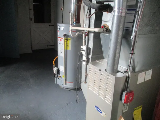 a view of water heater room