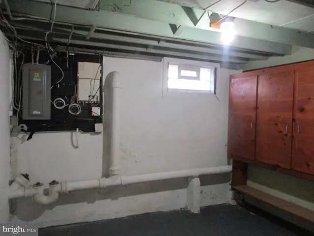 a view of storage and utility room