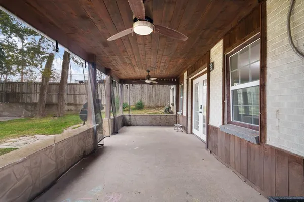 a view of a porch