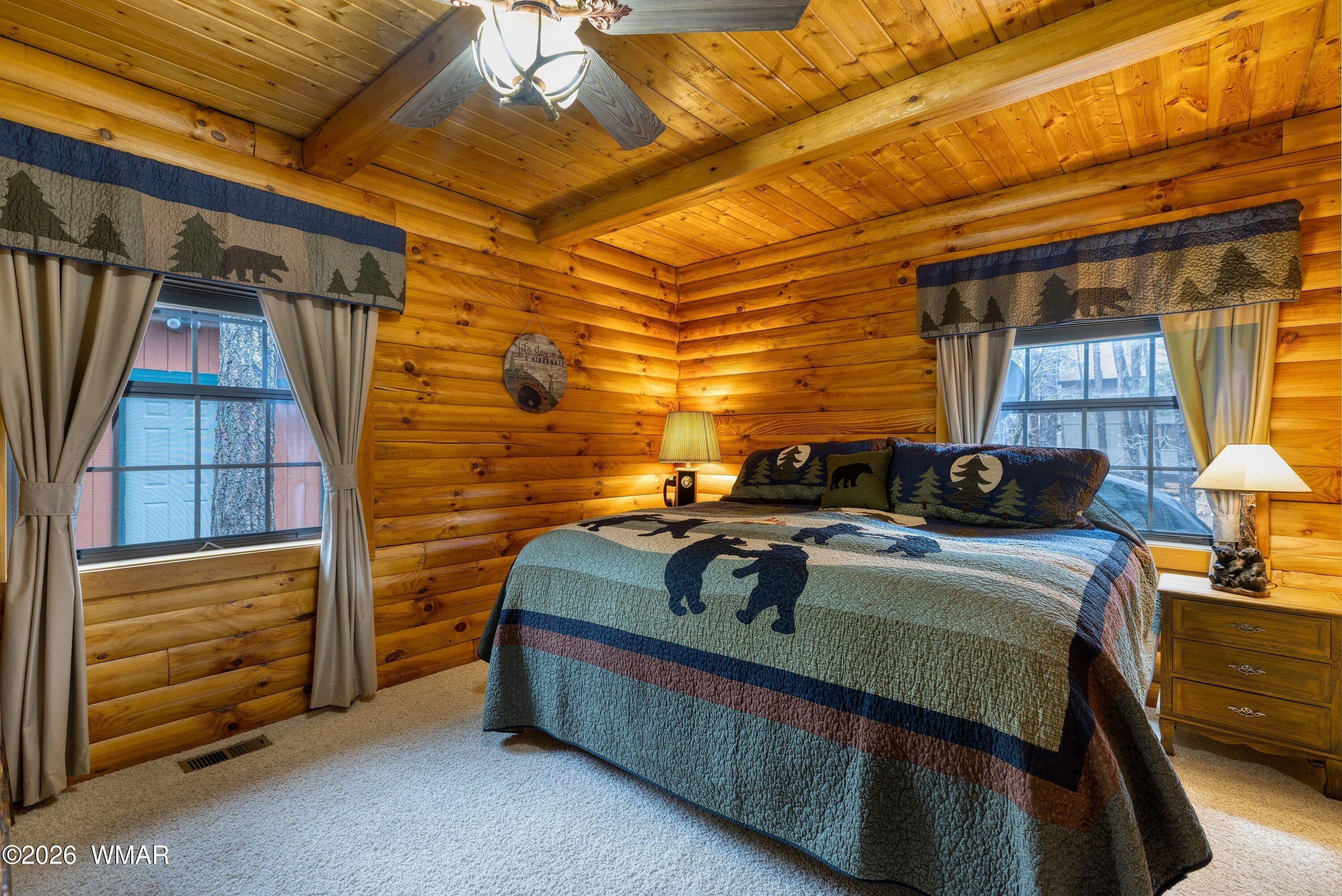 3523 Turkey Track Road Pinetop, AZ 85935 - Photo 15 of 26 Guest Bedroom 2