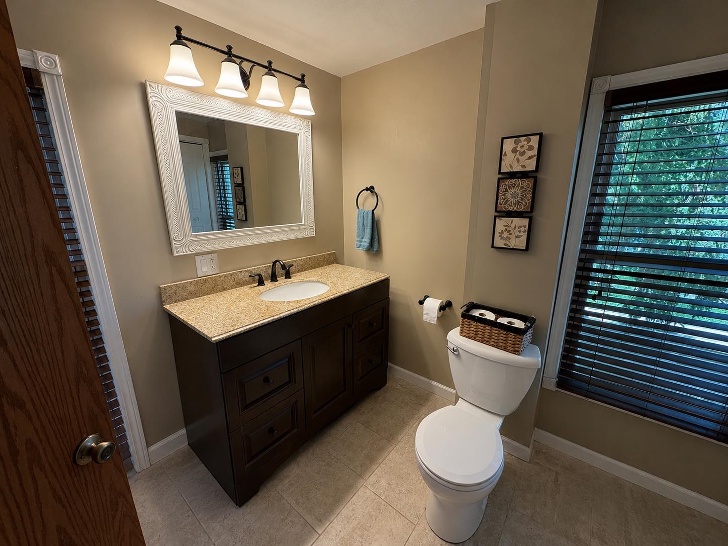 80 Snow Street Chadwick, IL 61014 - Photo 44 of 44 a bathroom with a toilet sink and mirror