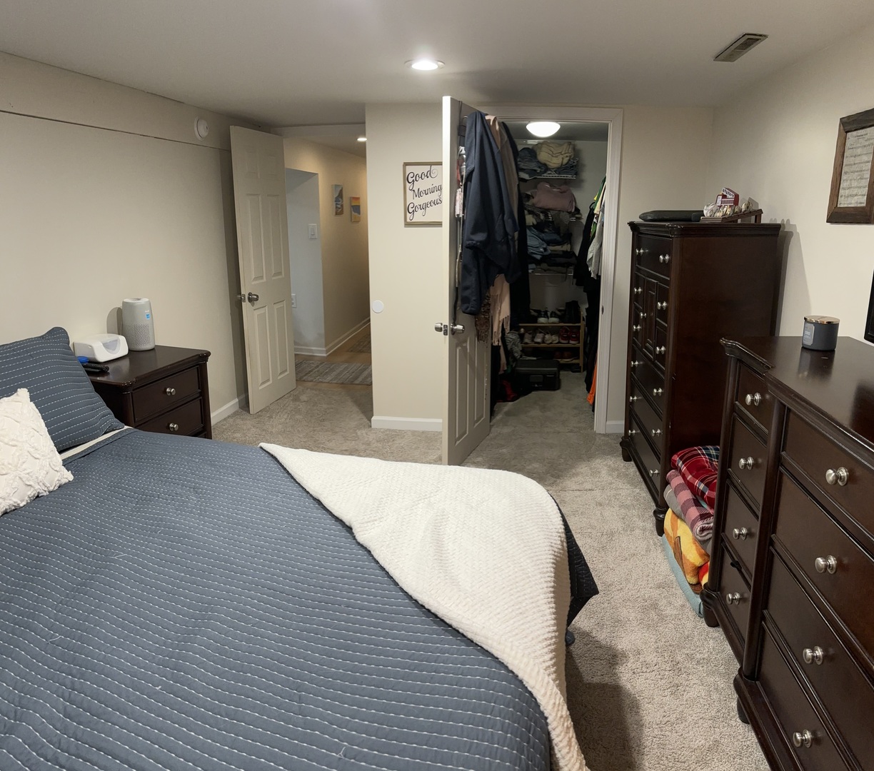 201 Kent Road McHenry, IL 60051 - Photo 8 of 25 a bed room with a bed and a television