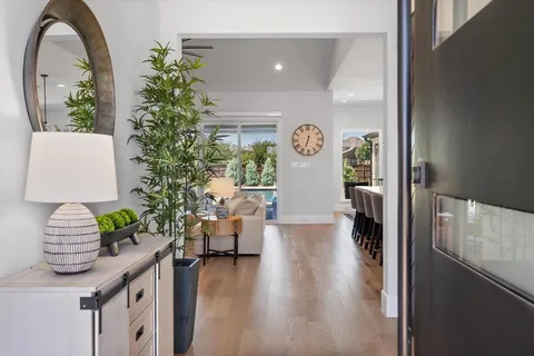 view of a living room and a potted plant
