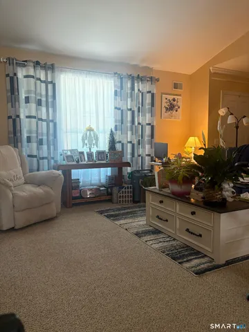a table and chairs in a patio