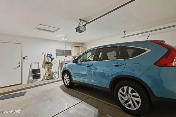 a view of a car garage