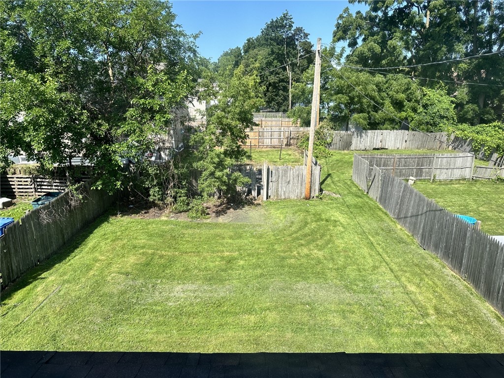 11 Santee Street Rochester, NY 14606 - Photo 20 of 20 Large private backyard that does extend over to the right hard side too!!