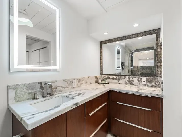 a view of a hallway with window