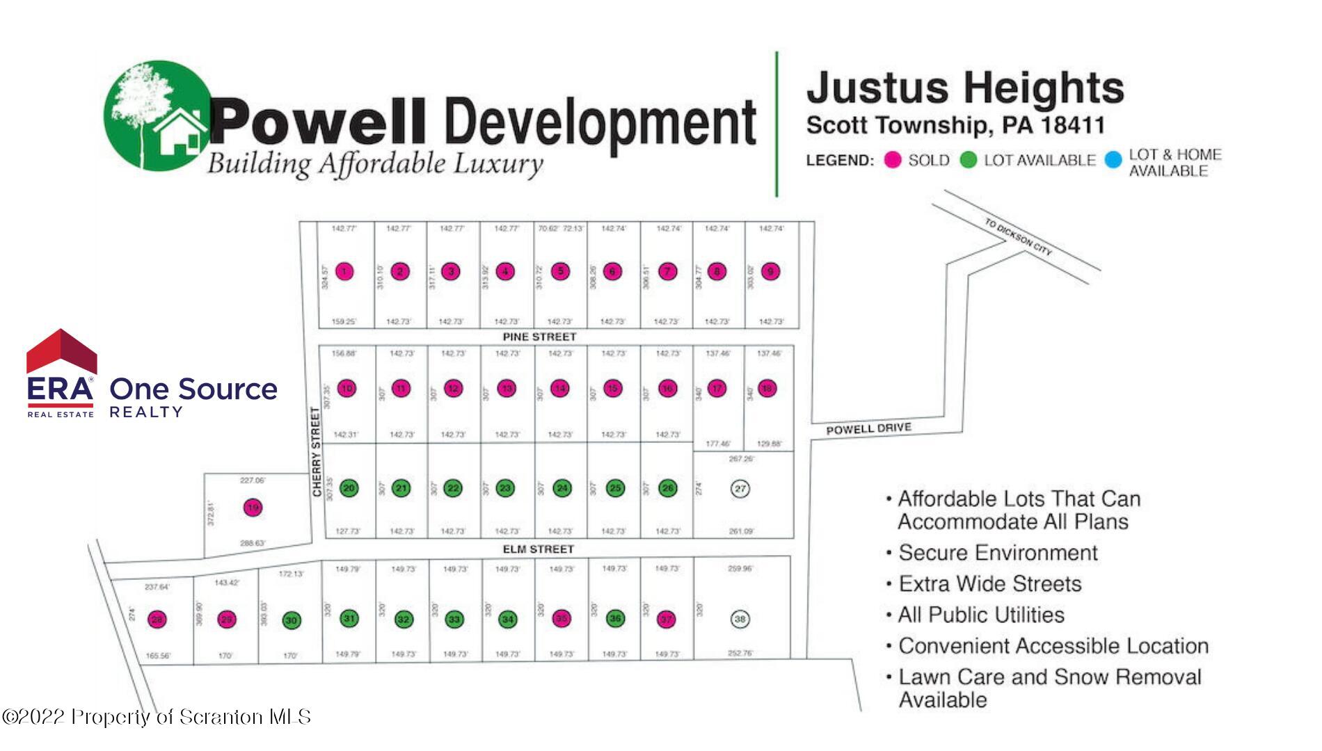 Lot # Elm Street Clarks Summit, PA 18411 - Photo 2 of 2 justus heights