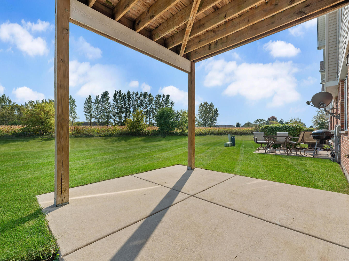 1117 Draper Road McHenry, IL 60050 - Photo 24 of 26 a view of a backyard with a garden and plants